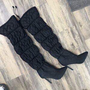 Steve Madden Quilted Silhouette Boot